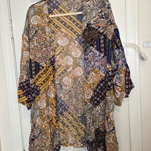 Colorful Patchwork Kimono
